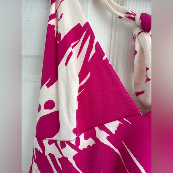 NWT Y2K Amanda Uprichard Silk Lion Print Halter Dress “ CHLOE, CAVALLI, & GUCCI - Picture 4 of 8